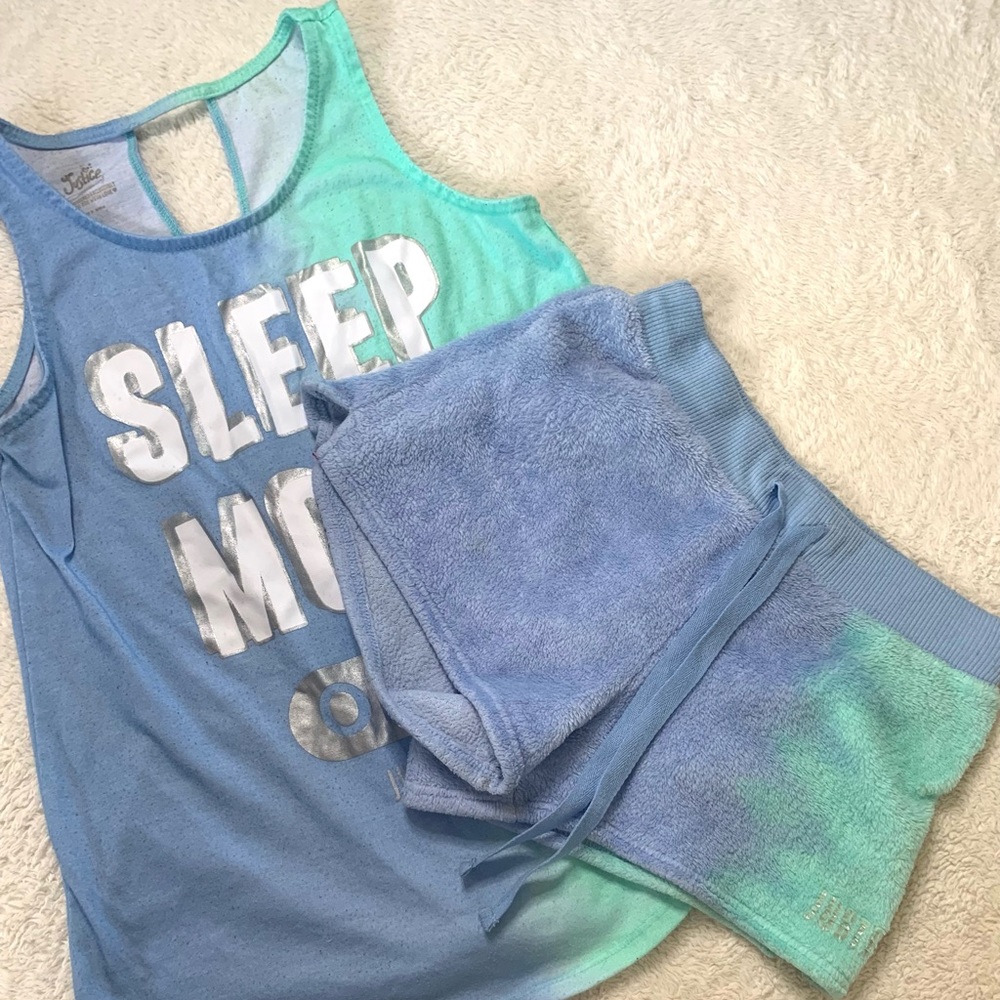 Justice (Blue,Green) Pajama Set